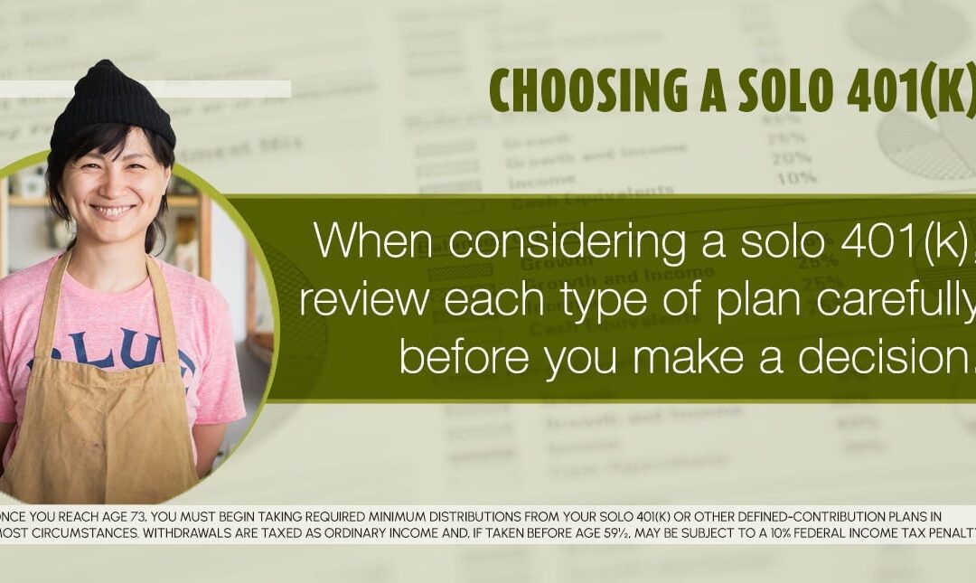 Choosing a Solo 401(k)