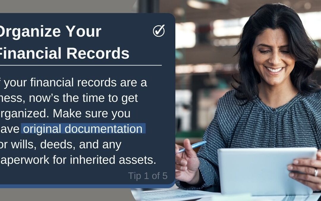 Organize Your Financial Records
